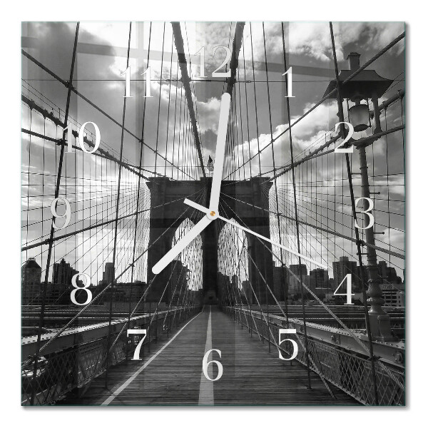 Square kitchen clock Bridge
