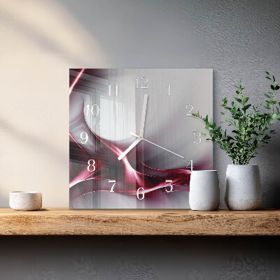 Square kitchen clock Abstraction