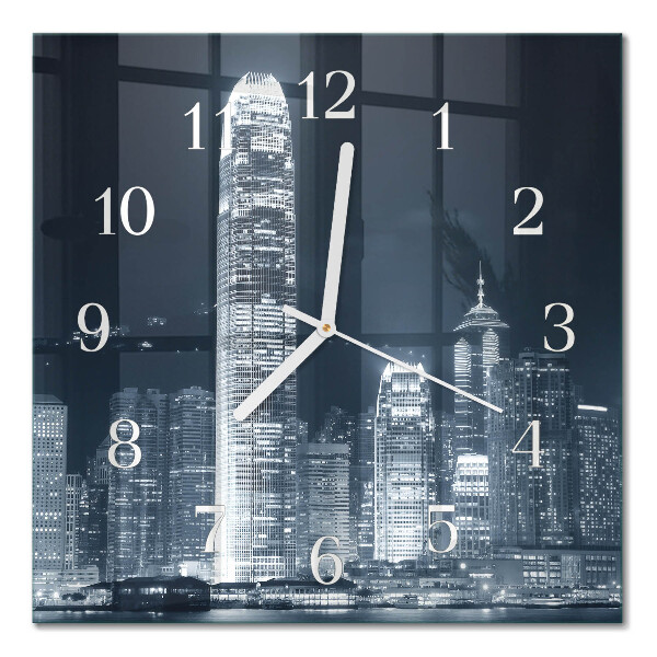 Square wall clock Horizon