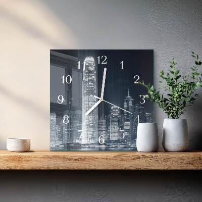 Square wall clock Horizon