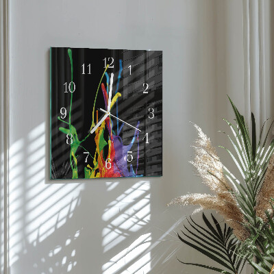 Square kitchen clock Color