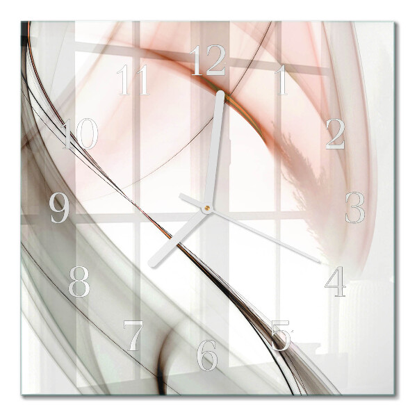 Square wall clock Abstraction