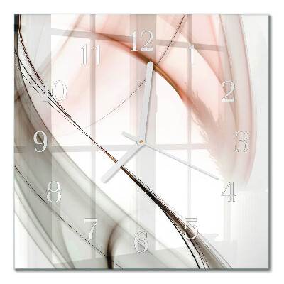 Square wall clock Abstraction