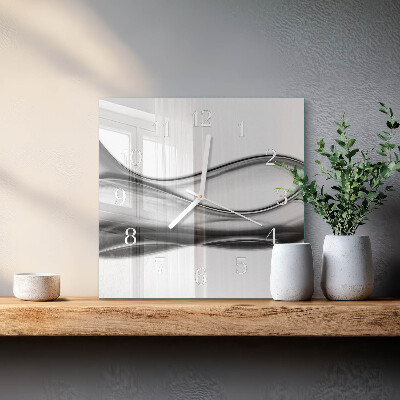 Square kitchen clock Abstraction