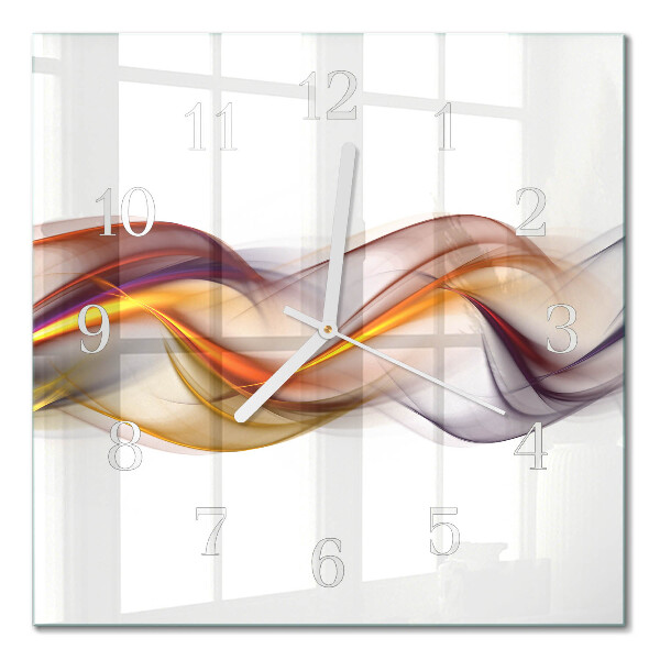 Square kitchen clock Abstraction