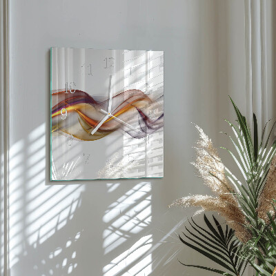 Square kitchen clock Abstraction