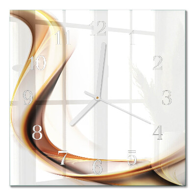 Square wall clock Abstraction
