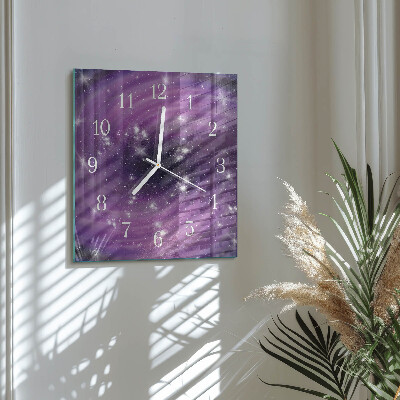 Glass clock square Abstraction