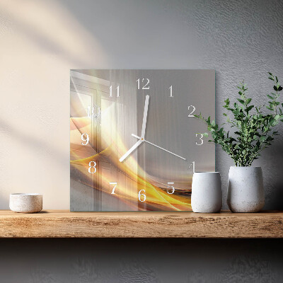 Square wall clock Abstraction