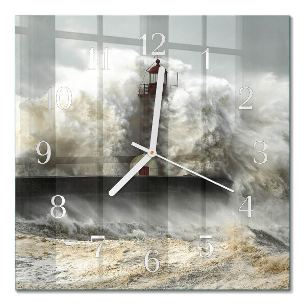 Square wall clock Storm