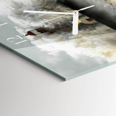 Square wall clock Storm