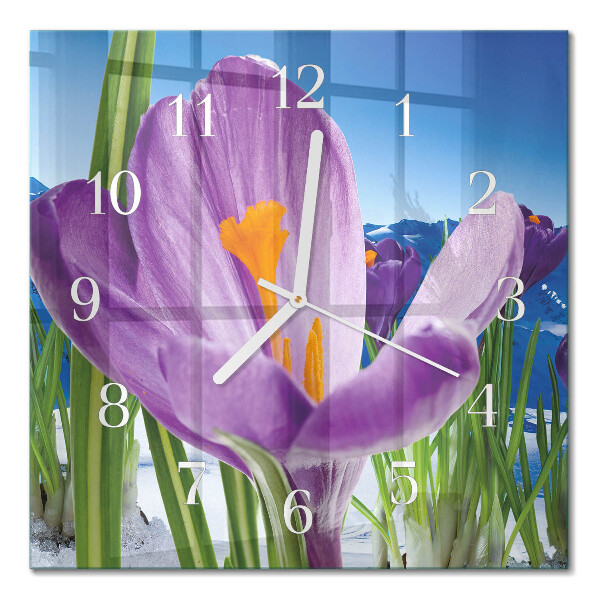 Square kitchen clock Spring