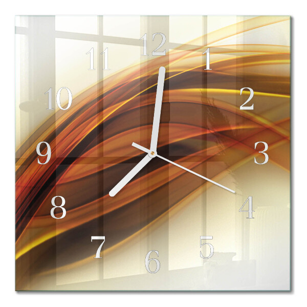 Square kitchen clock Abstraction