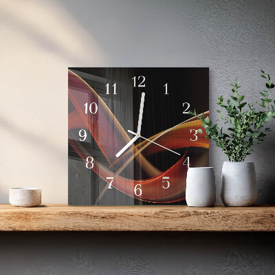 Square wall clock Abstraction