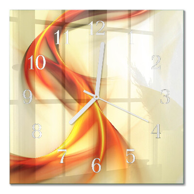 Square kitchen clock Abstraction
