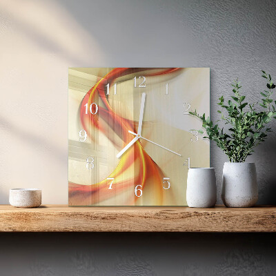 Square kitchen clock Abstraction