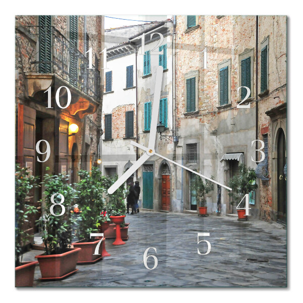 Square wall clock Avenue
