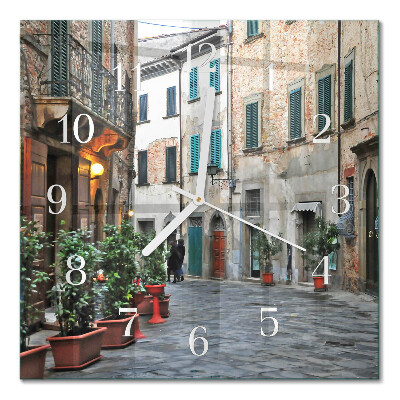 Square wall clock Avenue