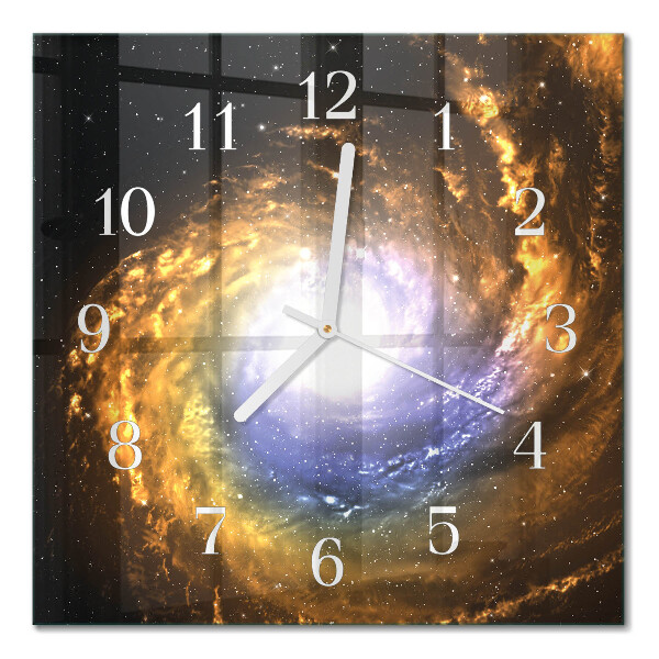 Square kitchen clock Cosmos