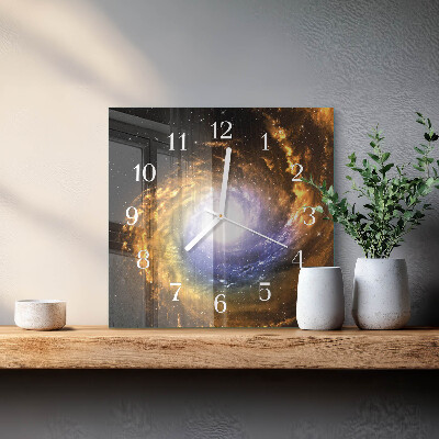Square kitchen clock Cosmos