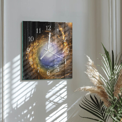 Square kitchen clock Cosmos