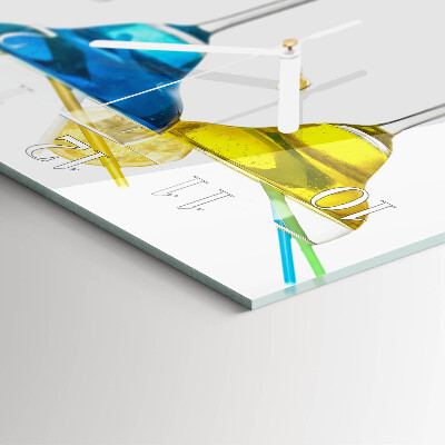 Glass clock square Cocktail