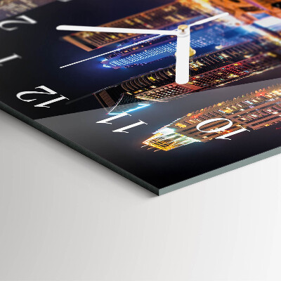 Square kitchen clock Horizon