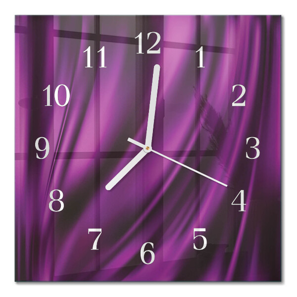 Glass clock square Abstraction