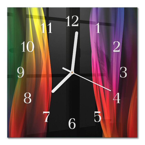 Square wall clock Abstraction