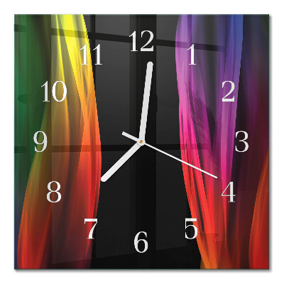 Square wall clock Abstraction