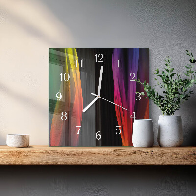 Square wall clock Abstraction