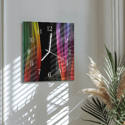 Square wall clock Abstraction