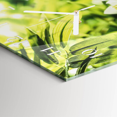 Square wall clock Nature
