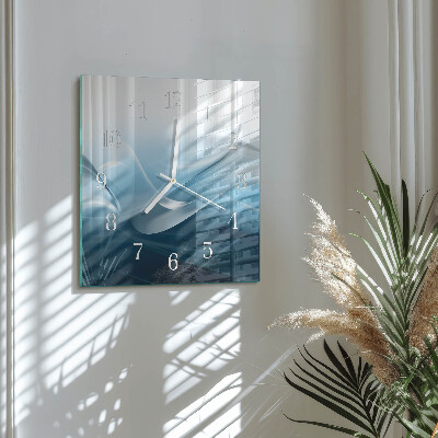 Square wall clock Abstraction