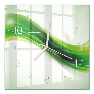 Glass clock square Abstraction