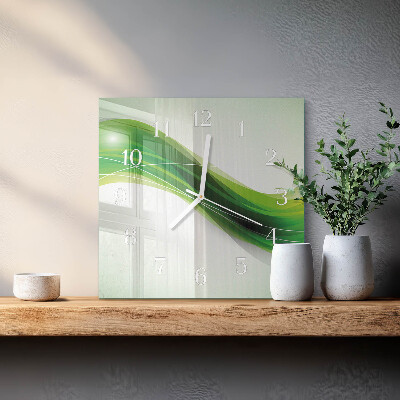 Glass clock square Abstraction