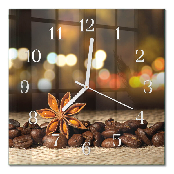 Square wall clock Anise