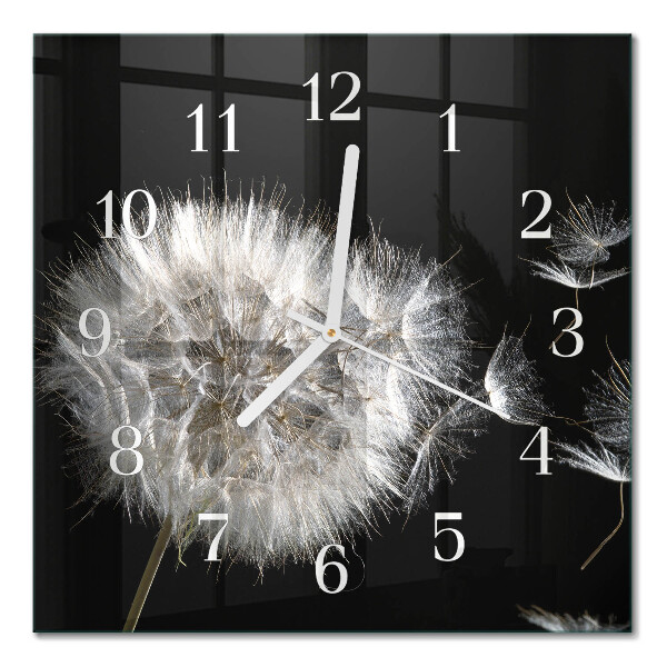 Square kitchen clock Dandelion
