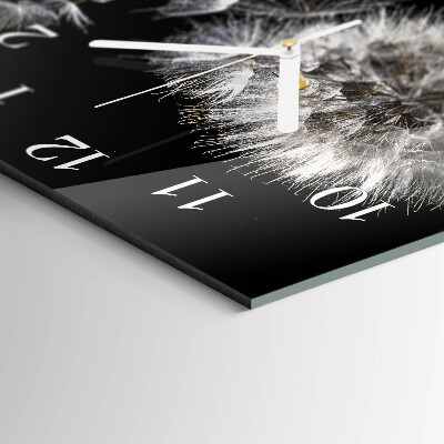 Square kitchen clock Dandelion