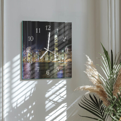 Square kitchen clock Horizon