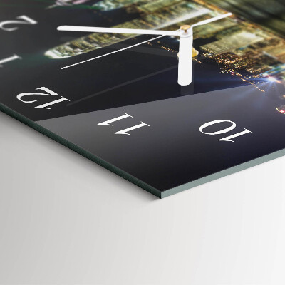 Square kitchen clock Horizon