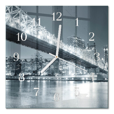 Square kitchen clock Bridge