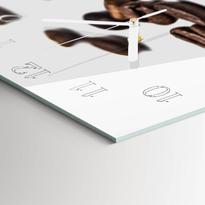 Square wall clock Coffee beans