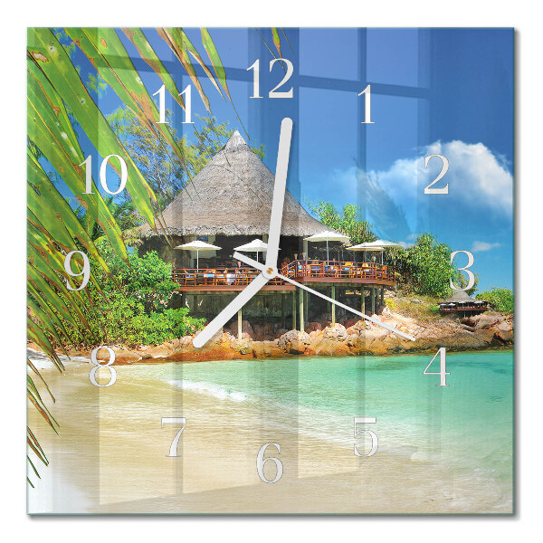 Square wall clock Island
