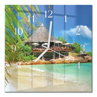 Square wall clock Island