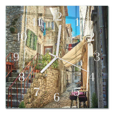 Square wall clock Avenue