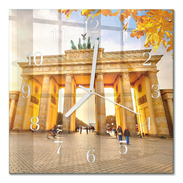Square wall clock Berlin