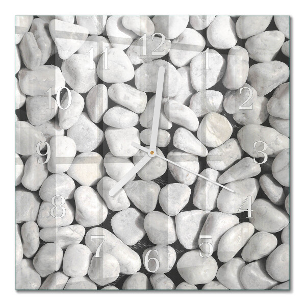 Square wall clock Stones