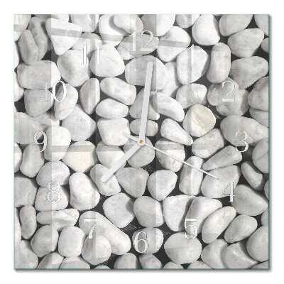 Square wall clock Stones