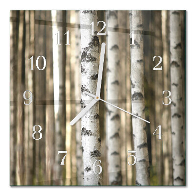 Square kitchen clock Birches